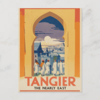 Tangier Vintage Travel Poster