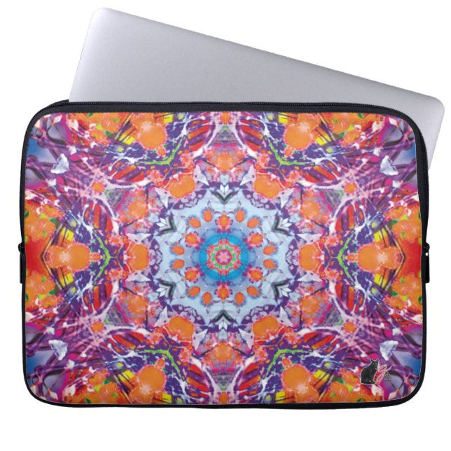 Tangiers Kaleidoscope Laptop Sleeve (Front)