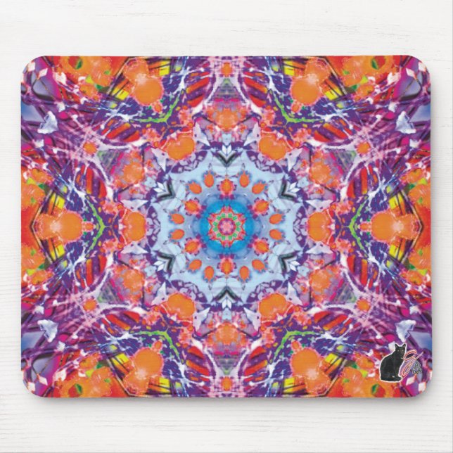 Tangiers Kaleidoscope Mouse Pad (Front)
