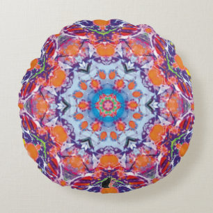 Tangiers Kaleidoscope Round Cushion