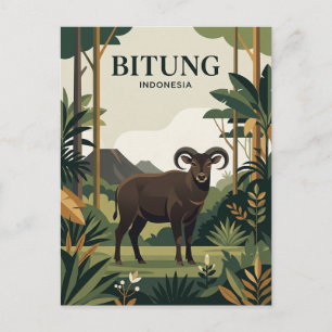 Tangkoko Nature Reserve Indonesia Postcard