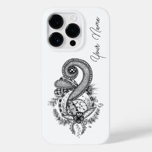 Tangle art: floral motif Case-Mate iPhone 14 pro case