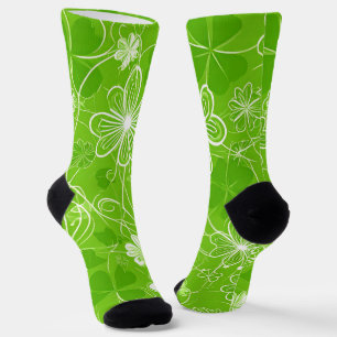 Tangle of Clovers Socks