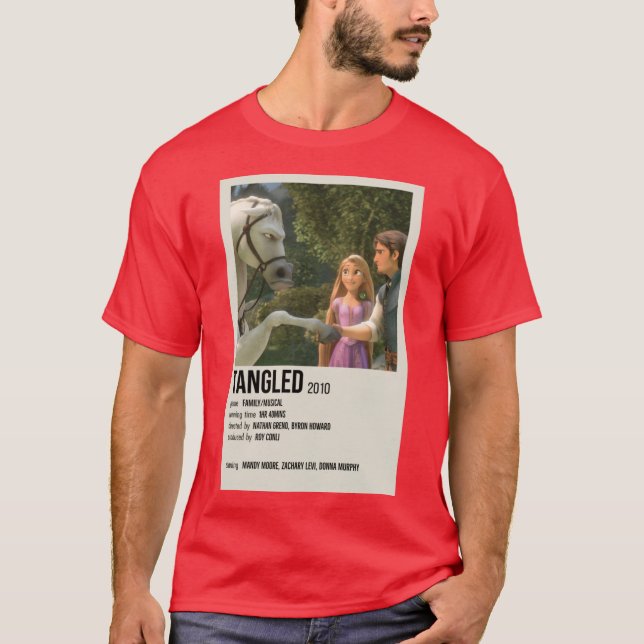 Tangled 2010 Poster boy T-Shirt (Front)