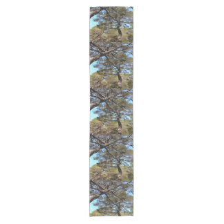 Tangled Branches Of Pine Trees Bizarre Perspective Short Table Runner