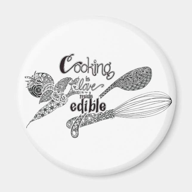 Tangled 'Cooking' Magnet (Front)