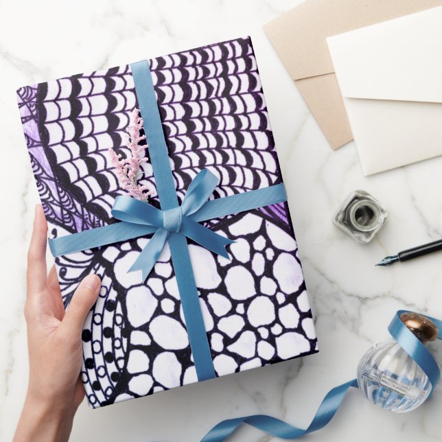 Tangled design balls for Hanukkah gift giving Wrapping Paper (Gifting)