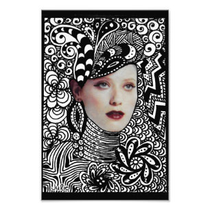 Tangled Face Photo Print