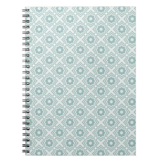 Tangled Lattice Pattern Notebook (Front)