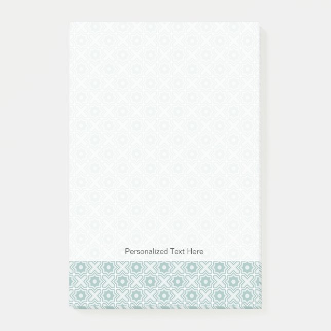 Tangled Lattice Pattern Post-it Notes (Front)