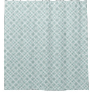 Tangled Lattice Pattern Shower Curtain