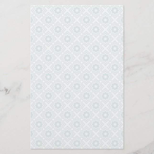 Tangled Lattice Pattern Stationery (Front)