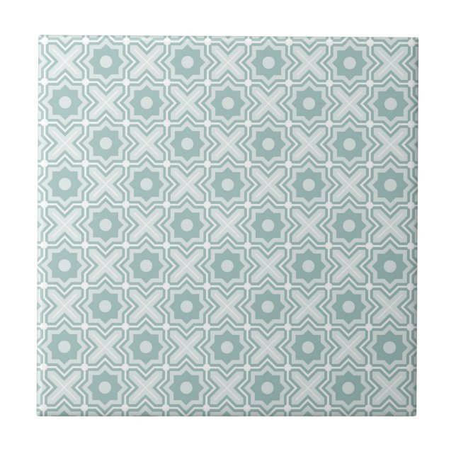 Tangled Lattice Pattern Tile (Front)