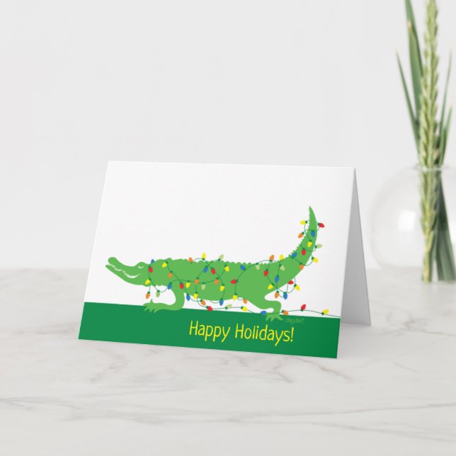 Tangled Lights Holiday Card (Front)