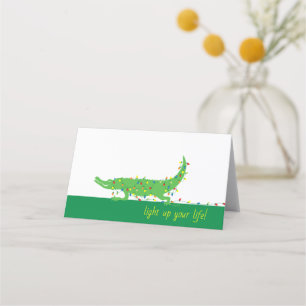 Tangled Lights Holiday Place Cards