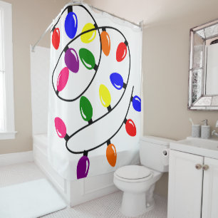 Tangled Lights Shower Curtain