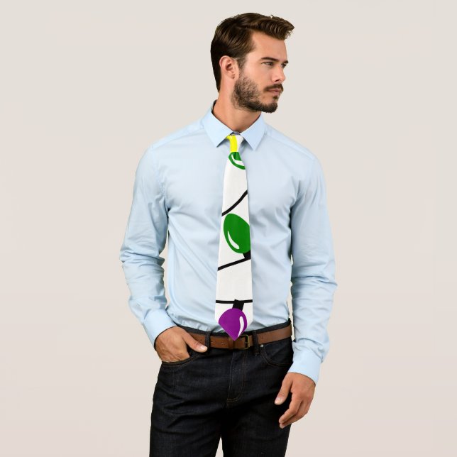 Tangled Lights Tie (In Situ)