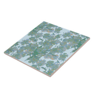 Tangled Moonlit Buttercups Tile
