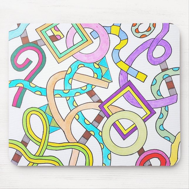 Tangled Mouse Mat (Front)