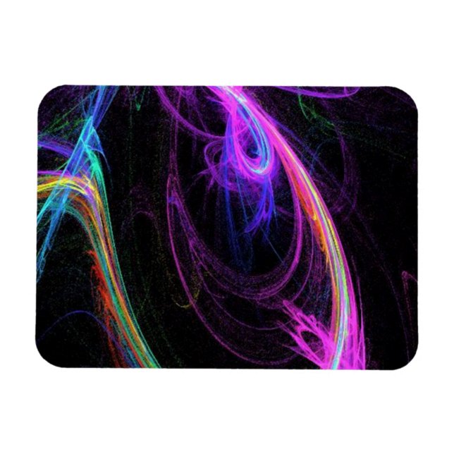Tangled Neon Rainbow Magnet (Horizontal)