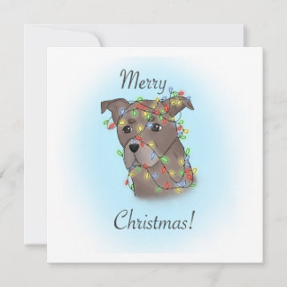 Tangled Pup Holiday Card