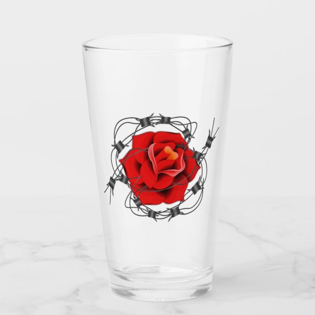 Tangled Rose Glass (Front)