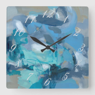 Tangled Square Wall Clock