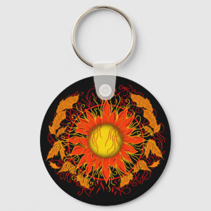 Tangled Sun Key Ring