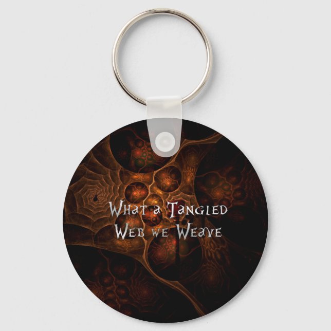 Tangled Web Key Ring (Front)