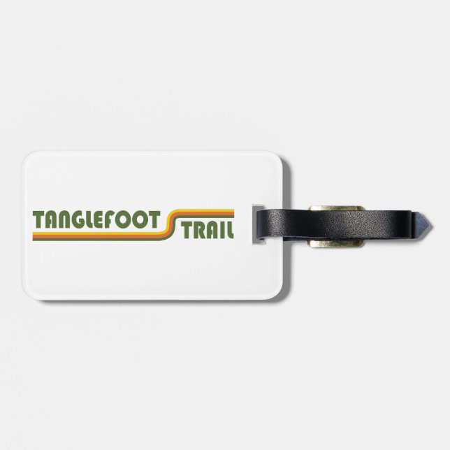 Tanglefoot Trail Luggage Tag (Back Horizontal)