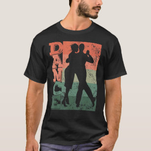 Tango Argentino Dancing Heartbeat Milonga Vals Tan T-Shirt