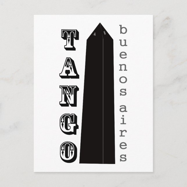 Tango Buenos Aires! Postcard (Front)