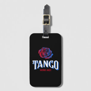 Tango Buenos Aires Rose Dance Luggage Tag