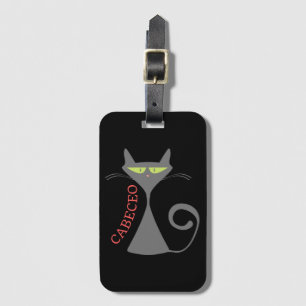 Tango Cabeceo Cat Luggage Tag