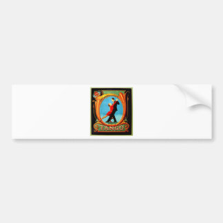 Tango Dancer Bumper Sticker