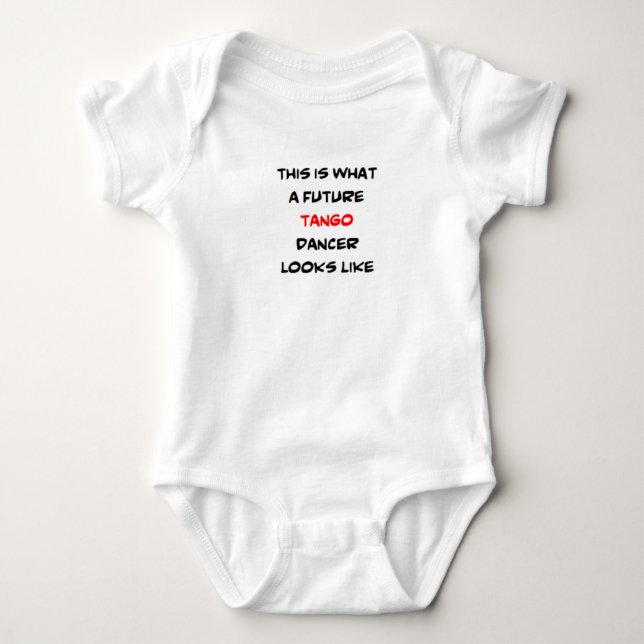 tango dancer, future baby bodysuit (Front)