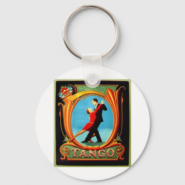 Tango Dancer Key Ring (Front)