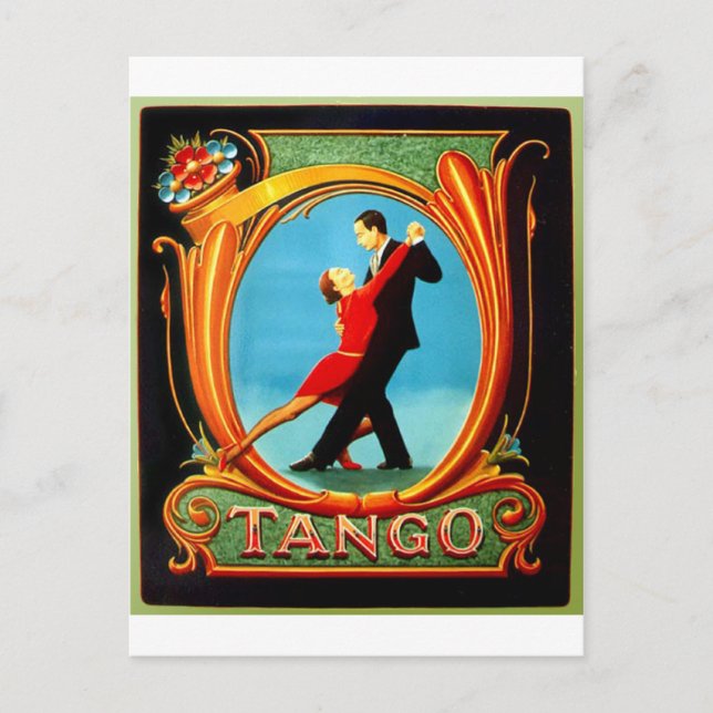 Tango Dancer Postcard (Front)
