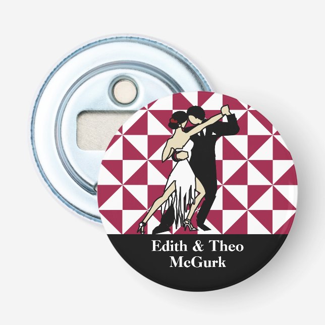 Tango Dancers Bottle Opener (Front)