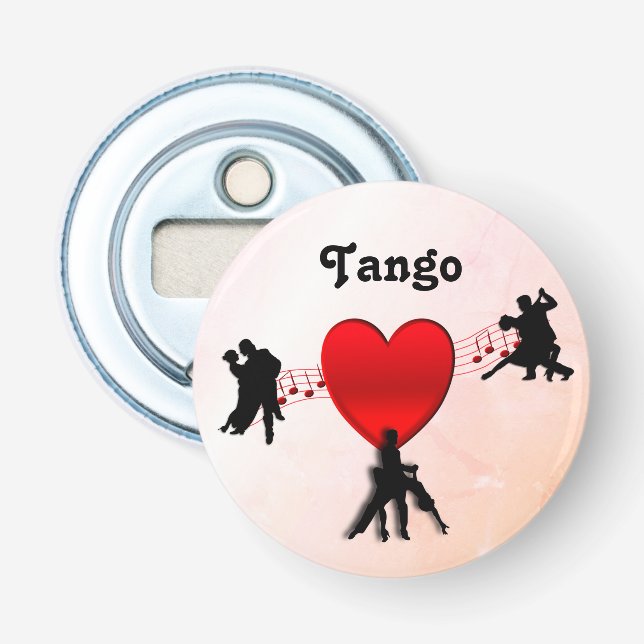 Tango Dancers Bottle Opener (Front)