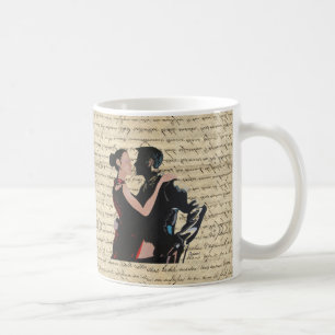 Tango dancers coffee mug