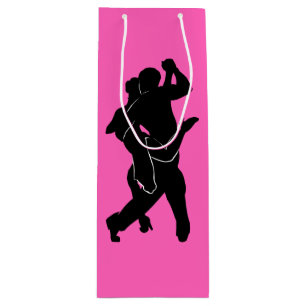 Tango Dancers Couple Wine Gif Bag - Your Colours