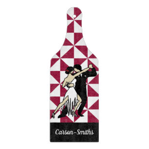 Tango Dancers Cutting Board