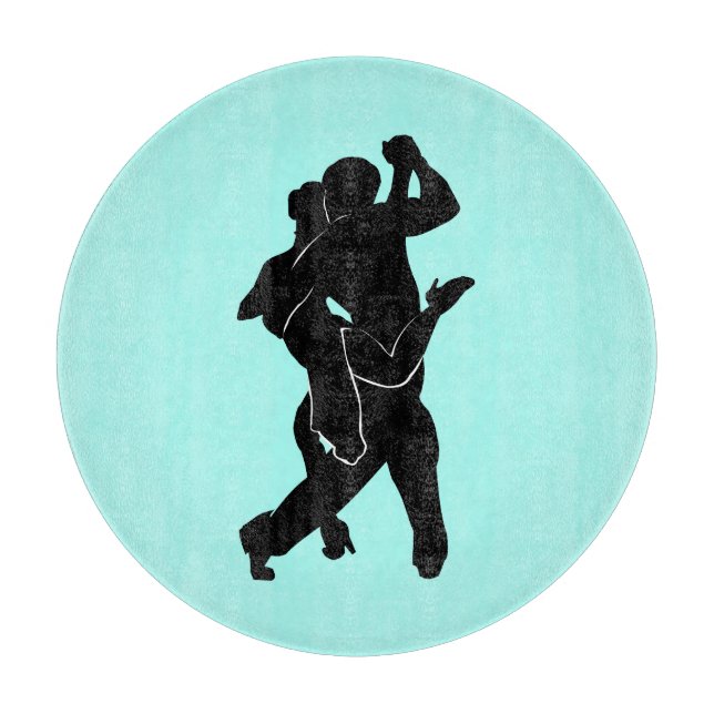 Tango Dancers Cutting Board - Choose Colours (Front)