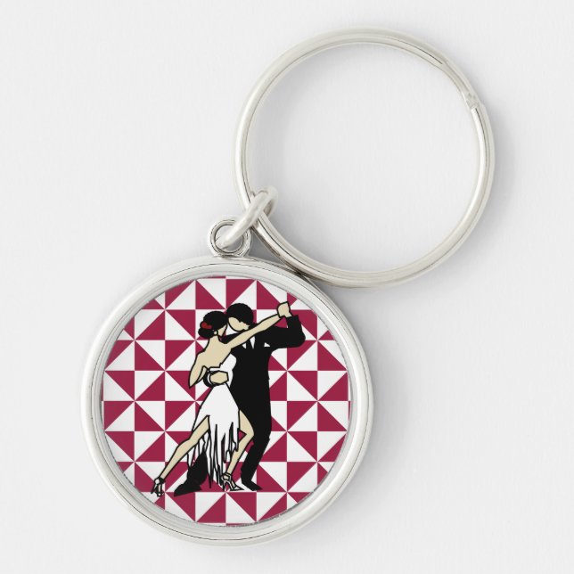 Tango Dancers Key Ring (Front)