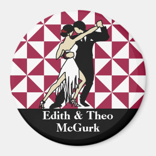 Tango Dancers Magnet