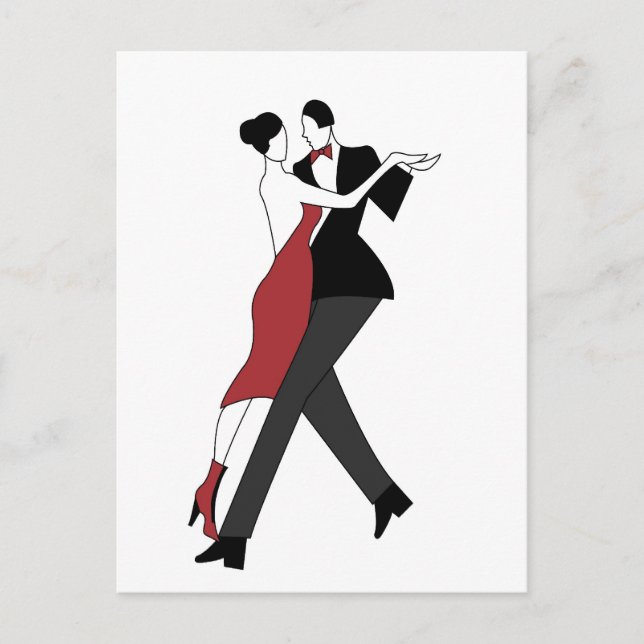 tango dancers postcard (Front)