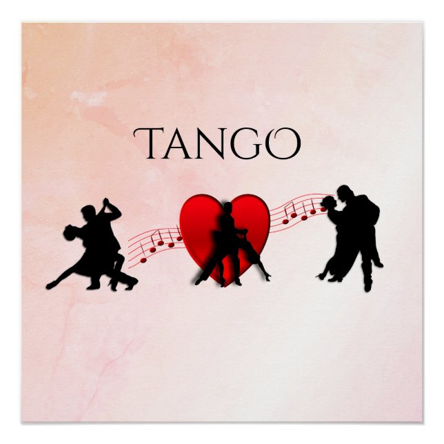 Tango Dancers Poster (Front)