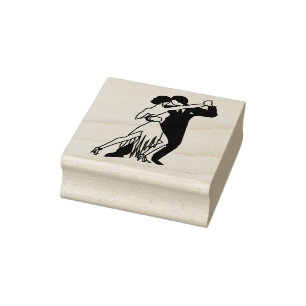 Tango Dancers Rubber Stamp