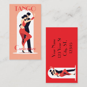 Tango Dancers Thunder_Cove Business Card